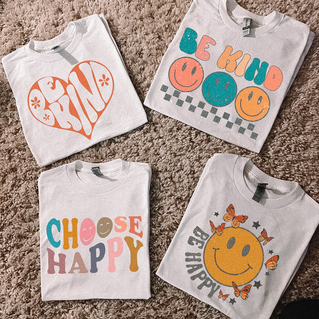 Retro Happiness Tees